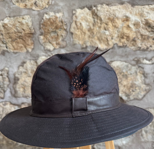 Wax Aussie Hat Brown