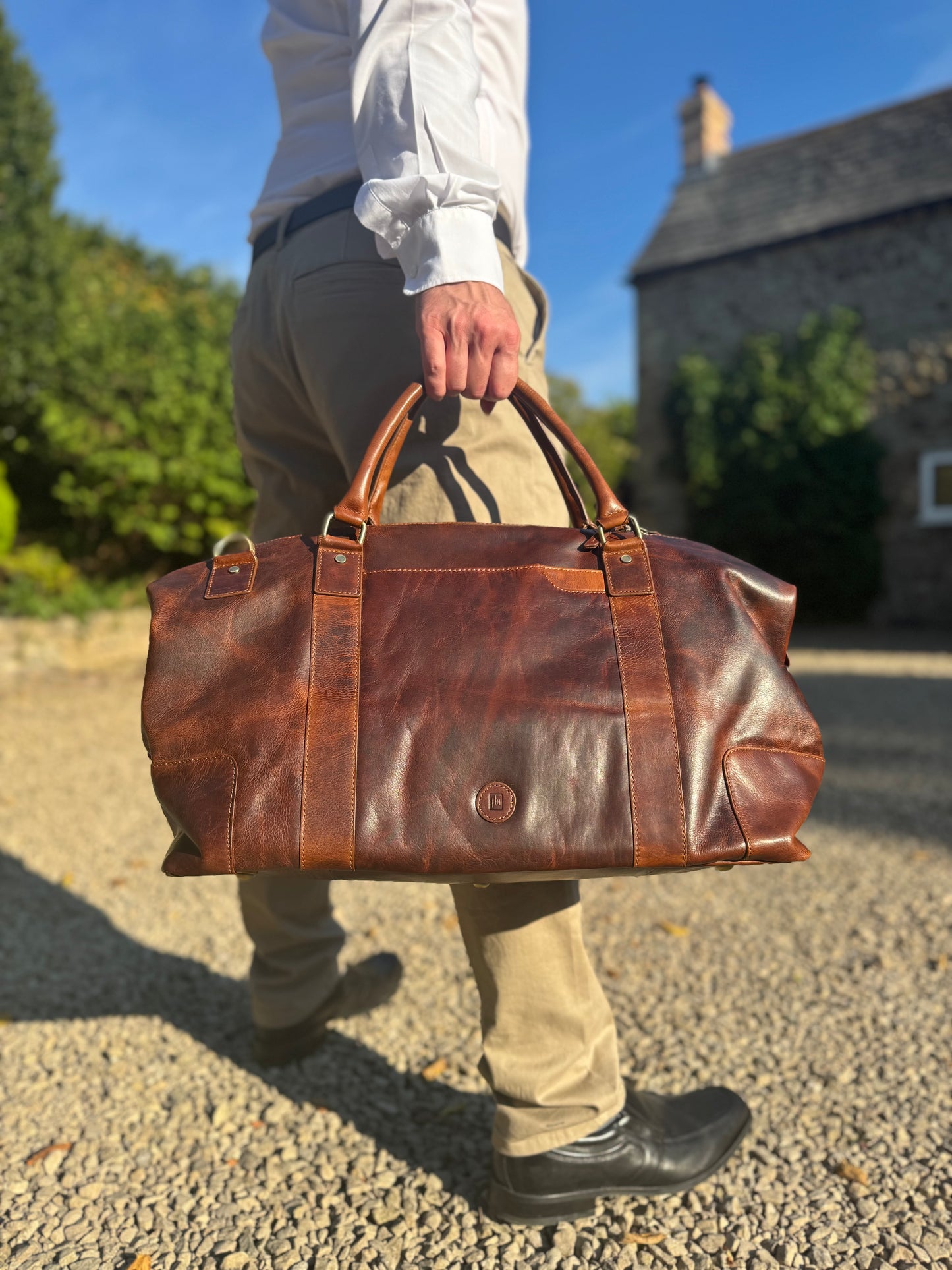 Orion Leather Duffle Bag