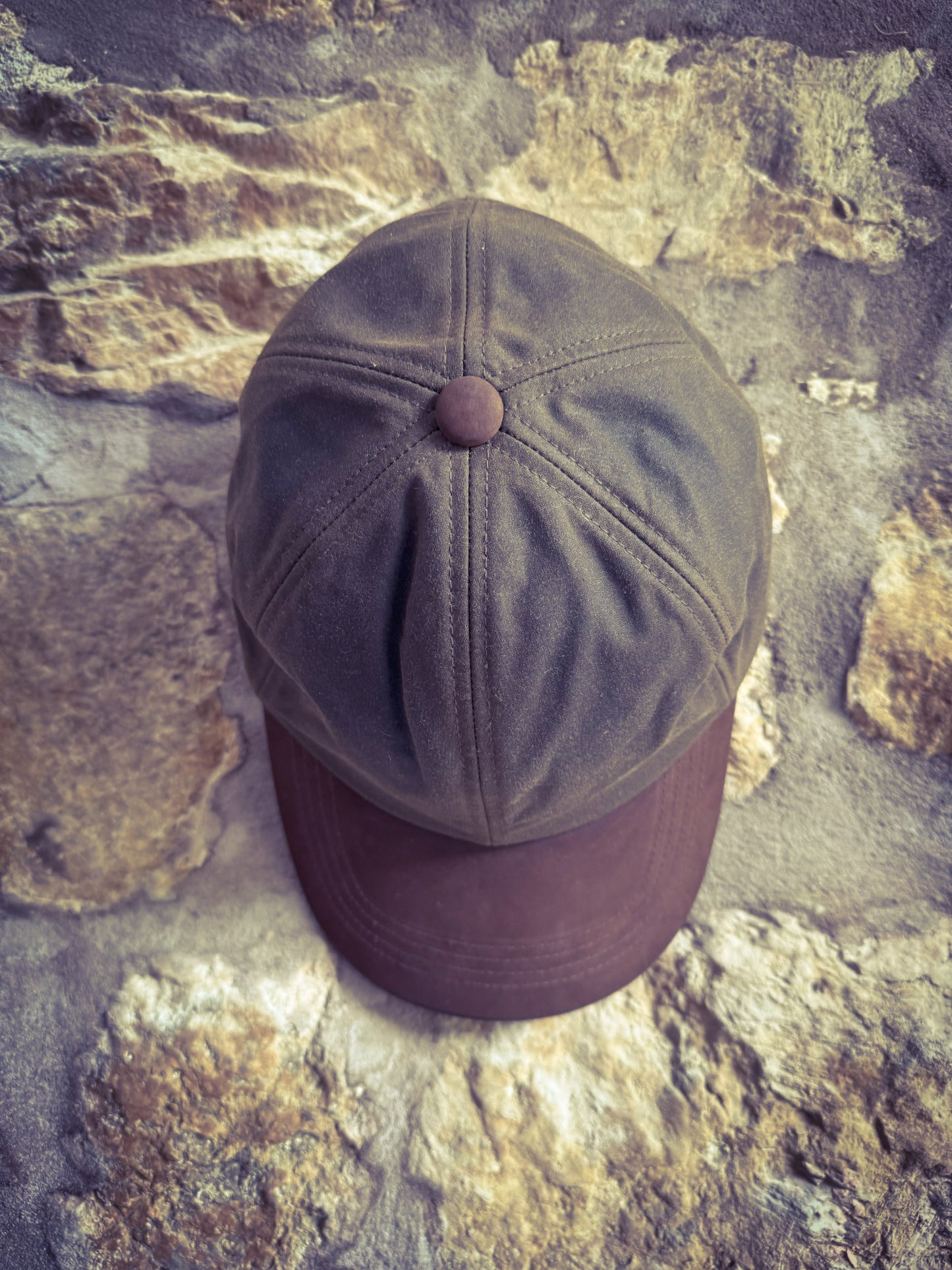Wax Baseball Cap Green