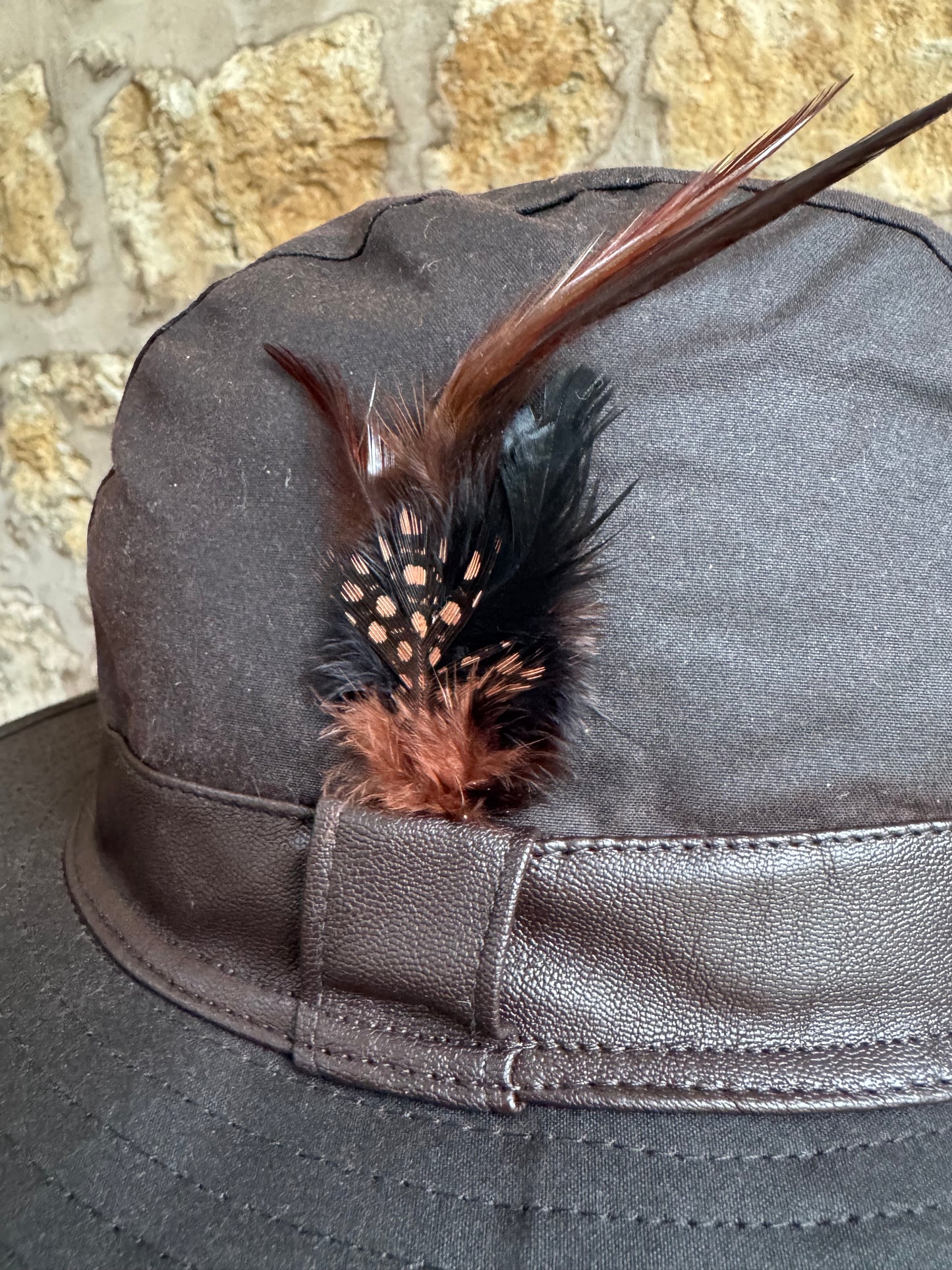 Wax Aussie Hat Brown
